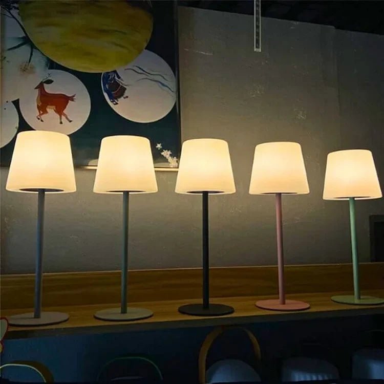 Trådløs LED bordlampe – genopladelig lampe med moderne design