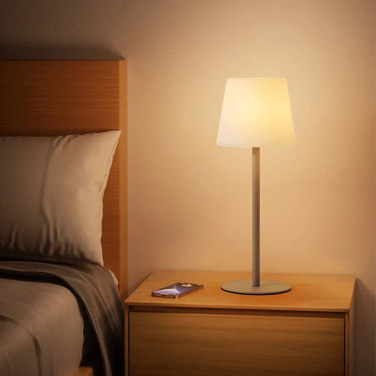 Trådløs LED bordlampe – genopladelig lampe med moderne design