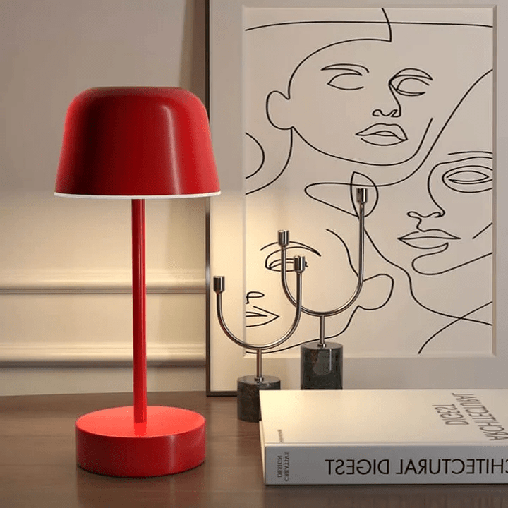Trådløs genopladelig bordlampe med 3 lysfarver