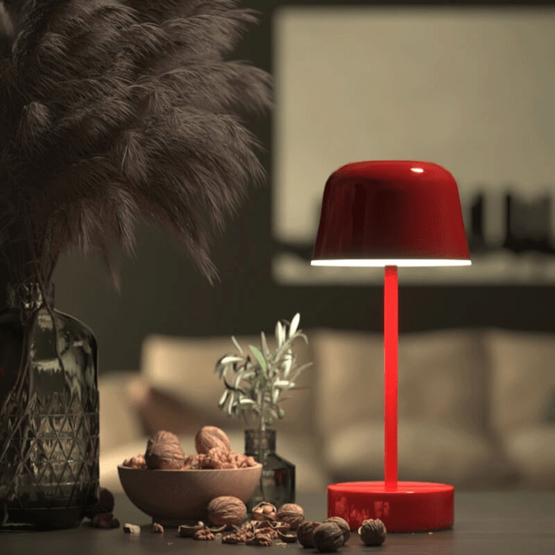 Trådløs genopladelig bordlampe med 3 lysfarver