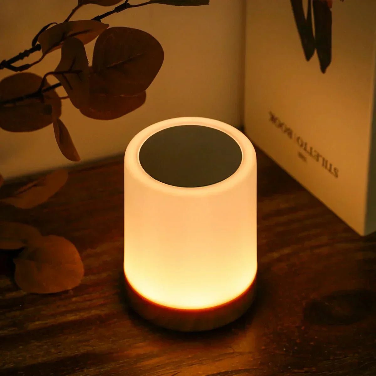 Bærbar LED-bordlampe med touch og dæmpning