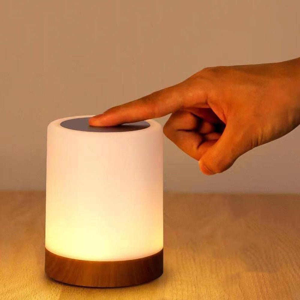 Bærbar LED-bordlampe med touch og dæmpning