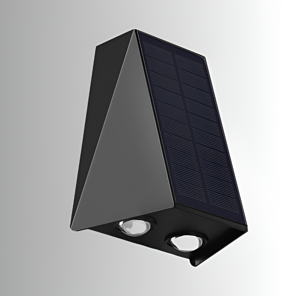 Solcelle væglampe udendørs – LED up & down lampe IP54
