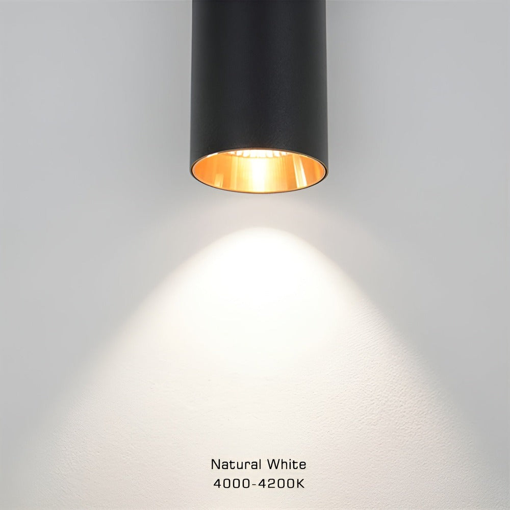 Væglampe med dobbelt lysretning – moderne cylinder lampe i aluminium