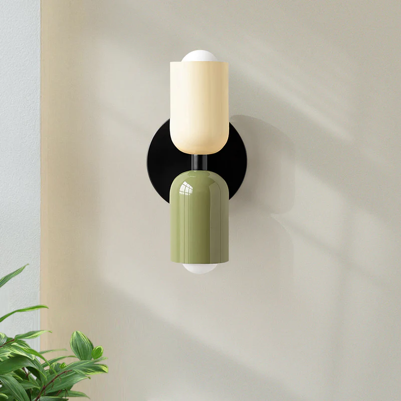 Eclipse Glow – Vintage Moderne Væglampe med Dobbeltsidet LED-belysning