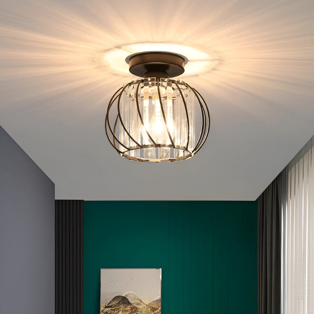 Glasora – Skandinavisk Taklampa i Glas med Minimalistisk Design