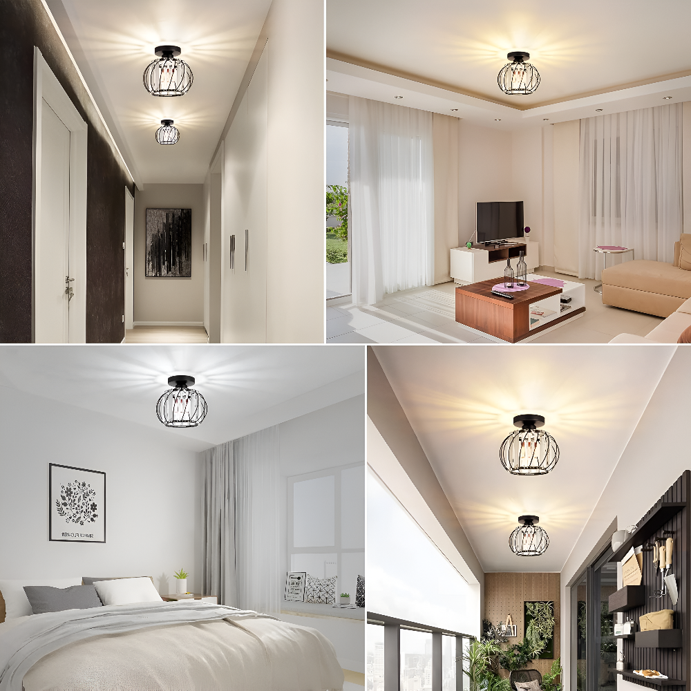 Glasora – Skandinavisk Taklampa i Glas med Minimalistisk Design