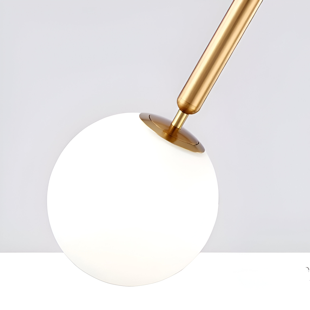 Hvid glas pendellampe – moderne nordisk design med blødt lys