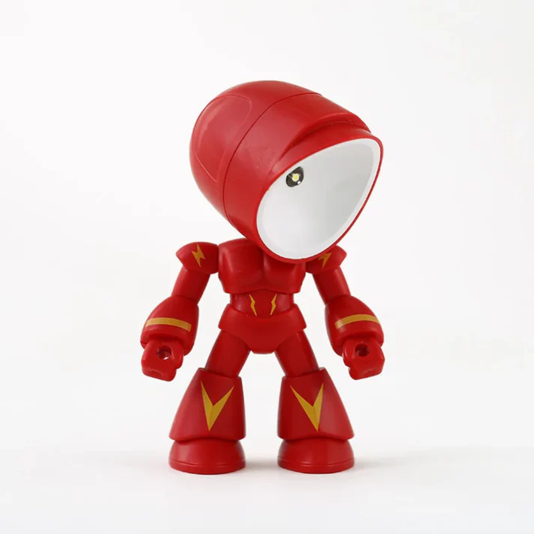 Trådløs LED-robotlampe til bord og børneværelse