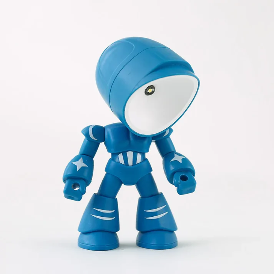 Trådløs LED-robotlampe til bord og børneværelse