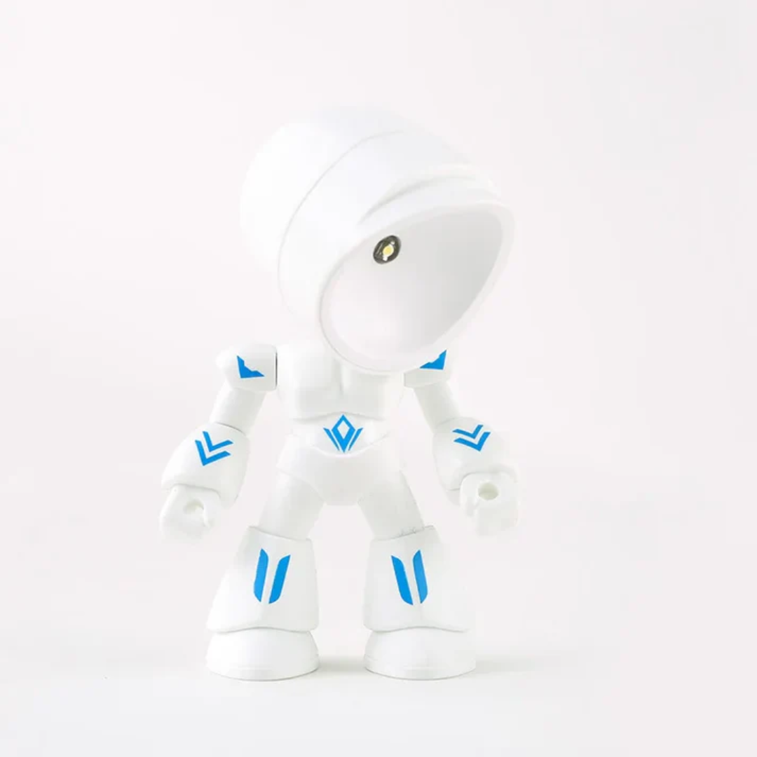 Trådløs LED-robotlampe til bord og børneværelse
