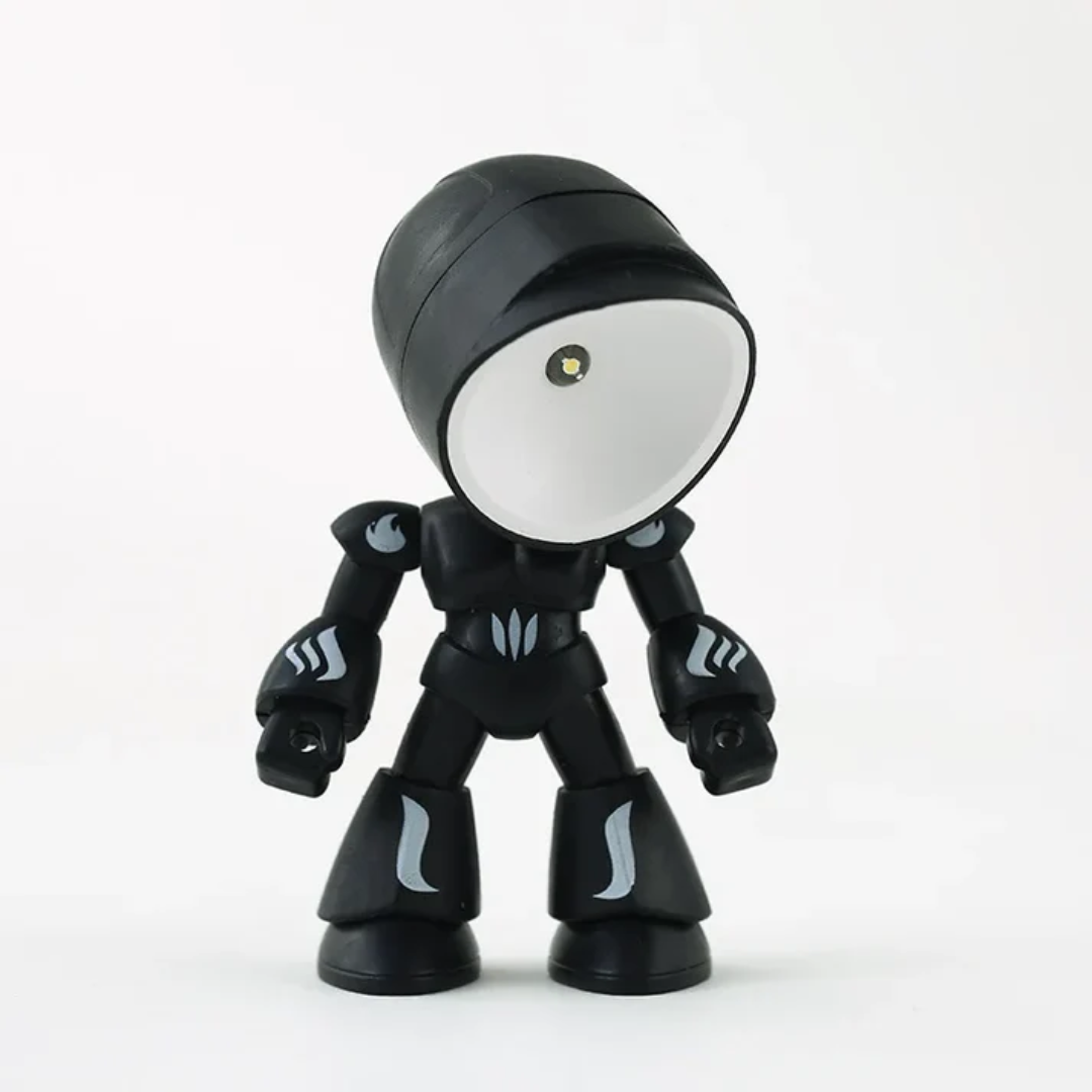 Trådløs LED-robotlampe til bord og børneværelse