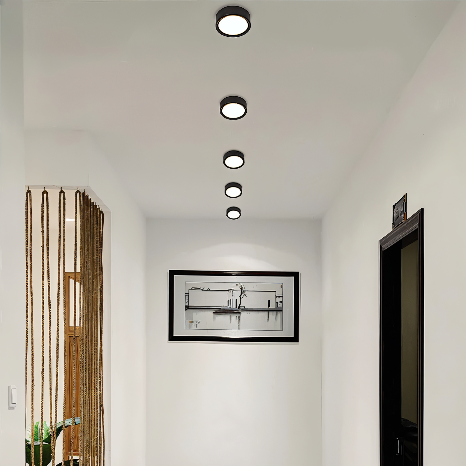 AluminBeam – Ultra Slim Rund LED Loftlampe i Aluminium