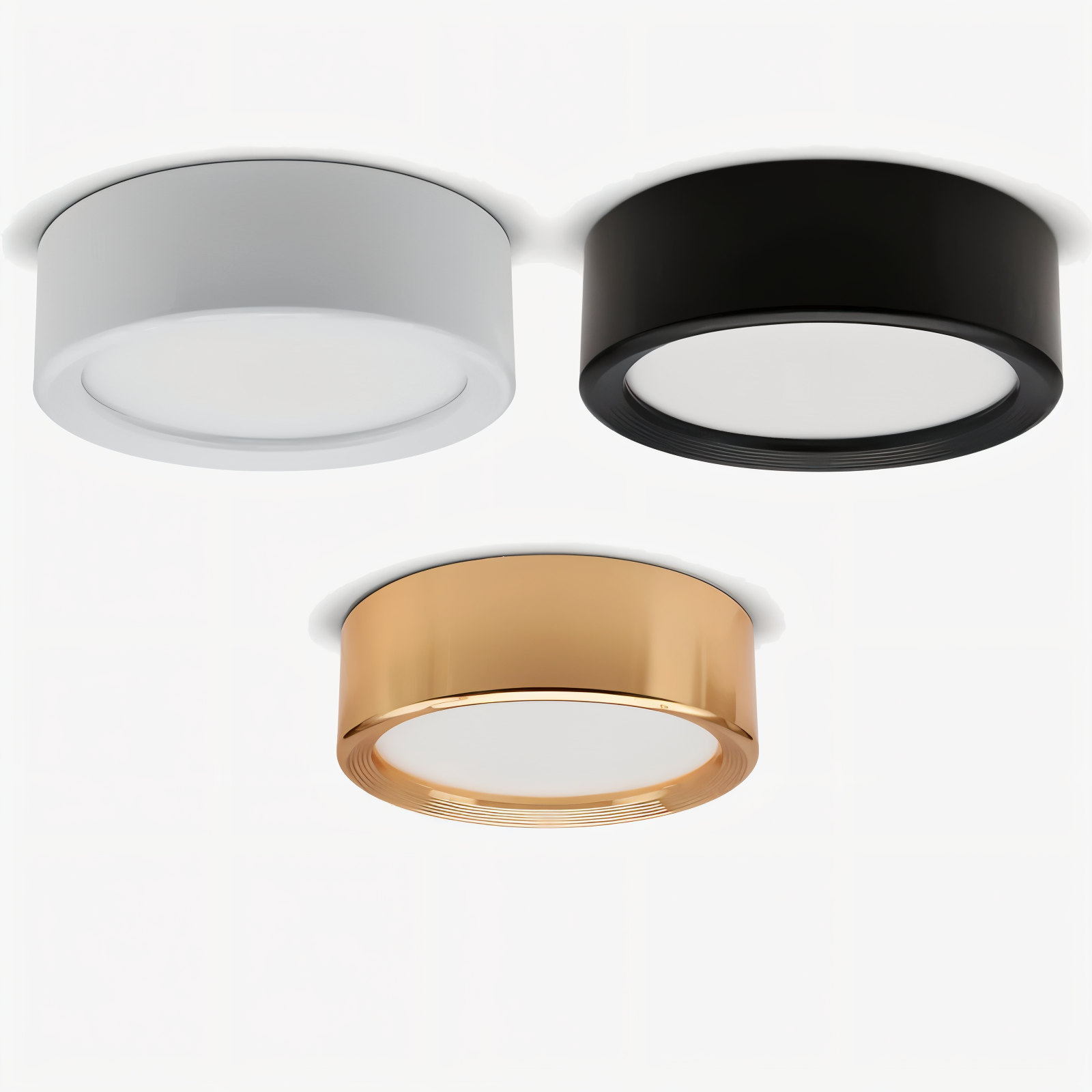 AluminBeam – Ultra Slim Rund LED Loftlampe i Aluminium