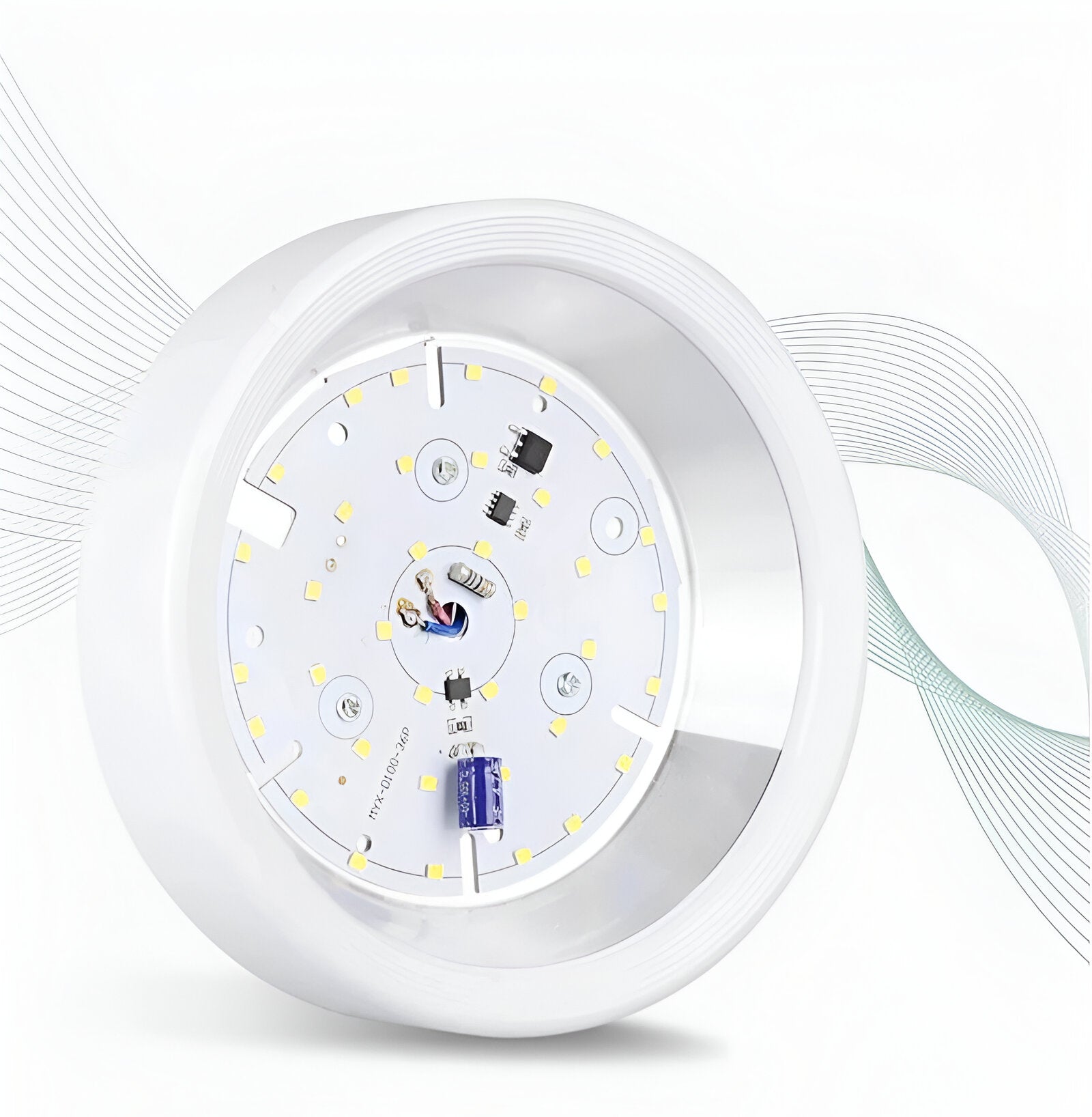 AluminBeam – Ultra Slim Rund LED Loftlampe i Aluminium
