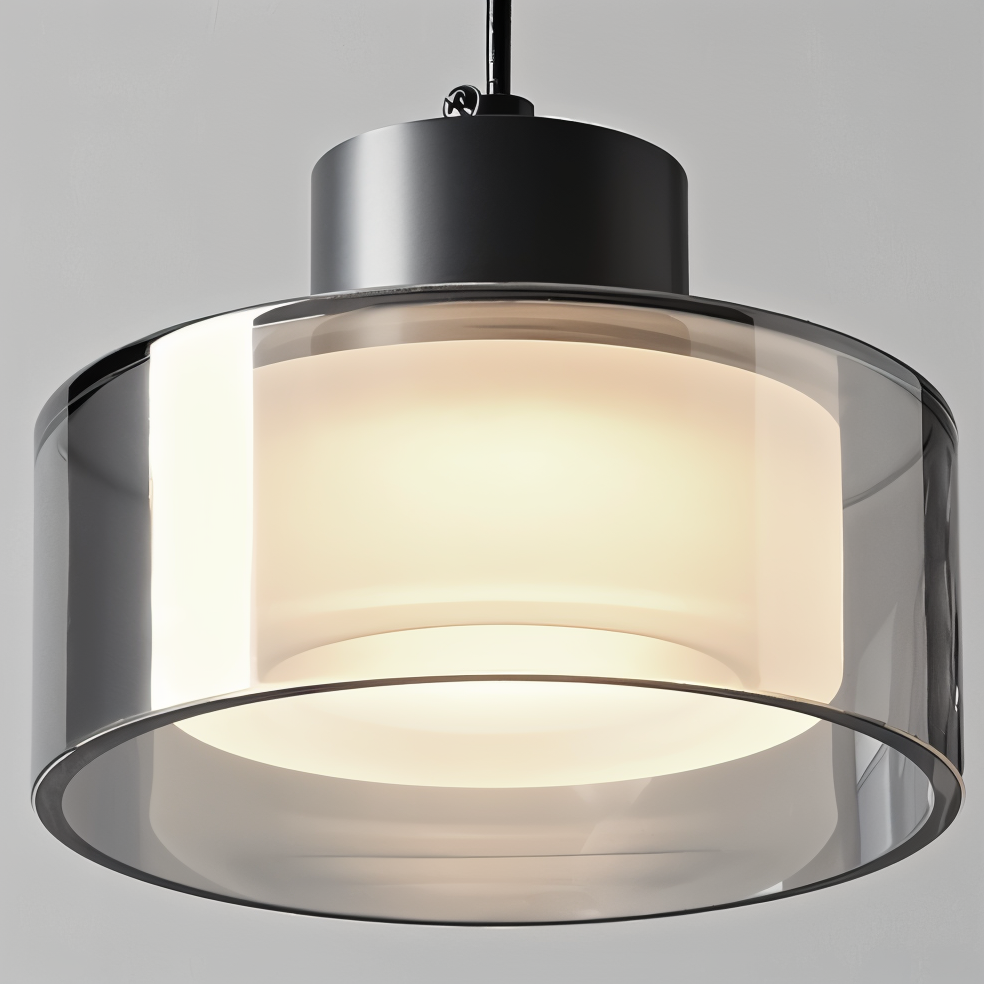 FumoGlas Pendel – Cirkulær Røgglas Pendellampe i Moderne Minimalistisk Design
