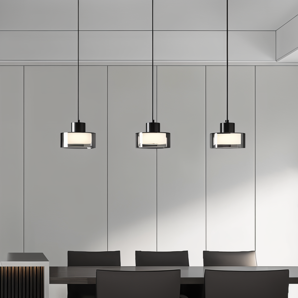 FumoGlas Pendel – Cirkulær Røgglas Pendellampe i Moderne Minimalistisk Design