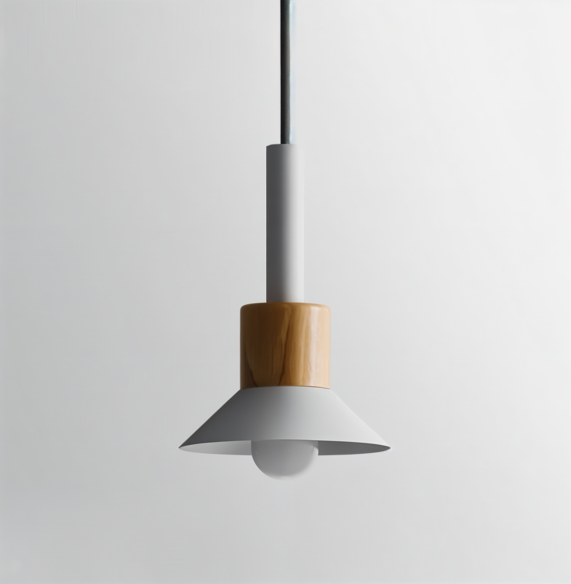 Farverig pendellampe i nordisk stil – macaron design med blødt lys