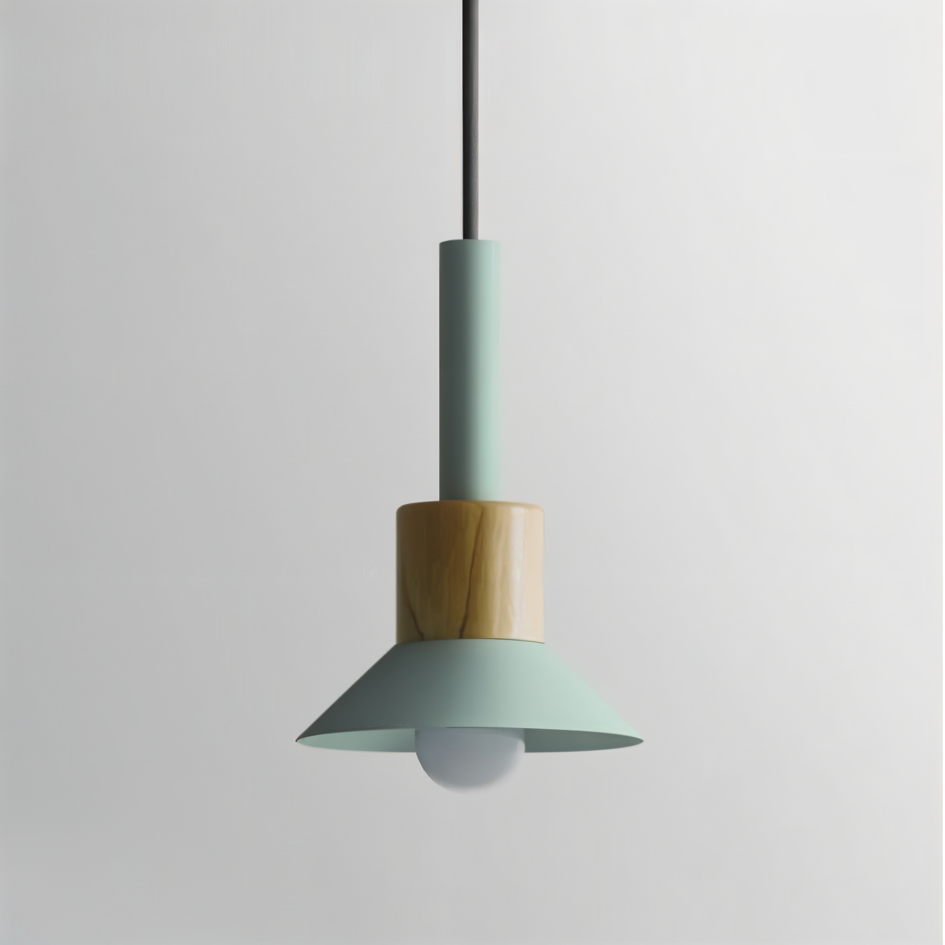 Farverig pendellampe i nordisk stil – macaron design med blødt lys