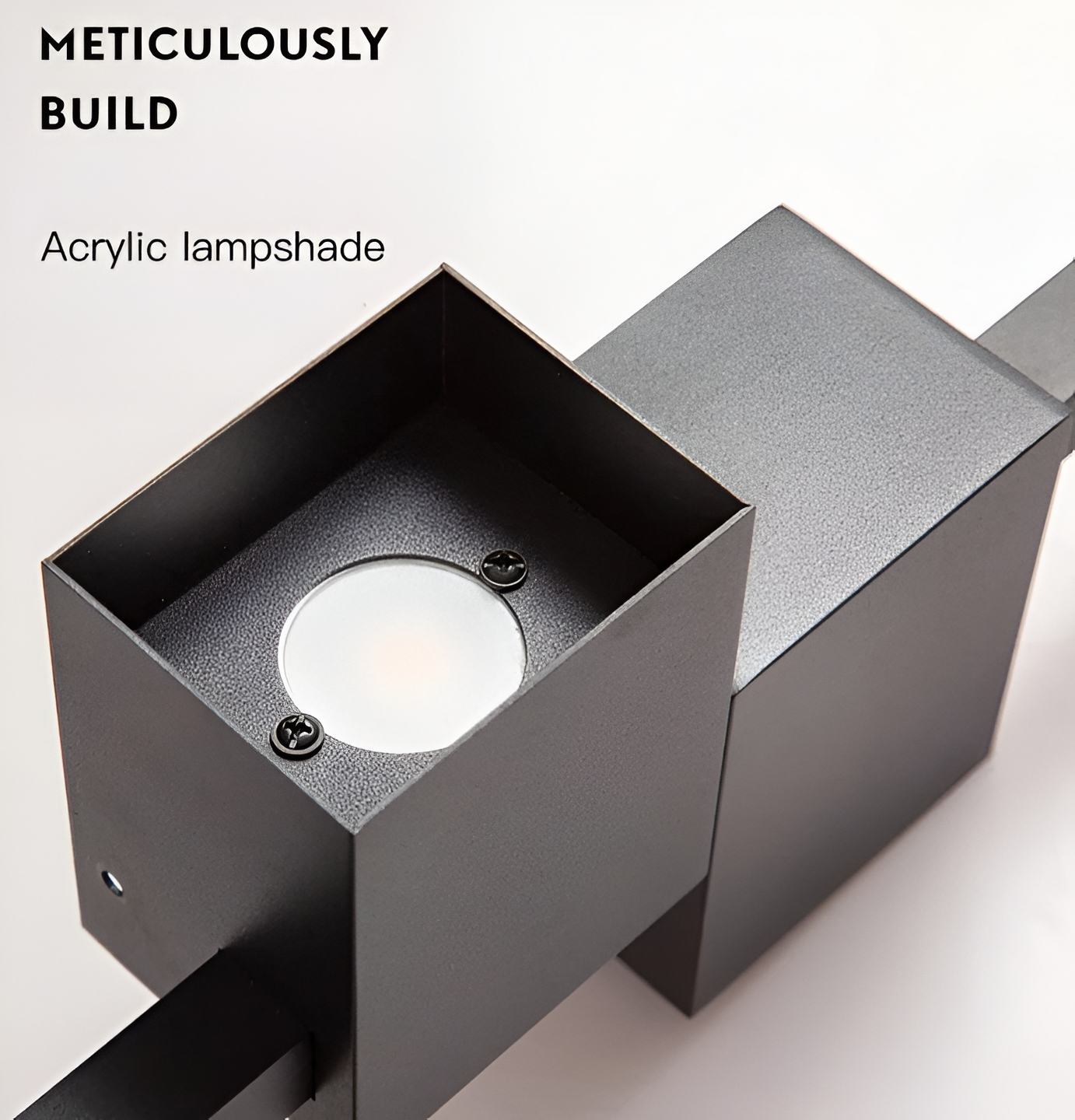 Linearo – Minimalistisk Sort LED Væglampe i Moderne Langt Design
