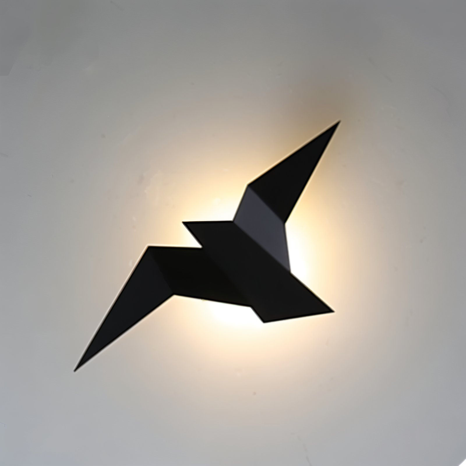 Japansk væglampe med origami fugledesign – moderne væglampe