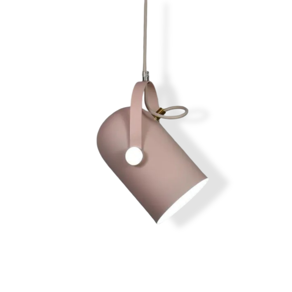 Justerbar pendellampe i aluminium – nordisk design til spisebord