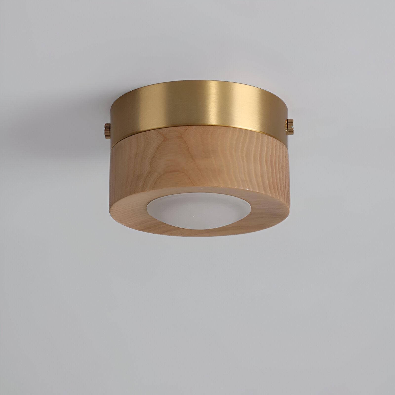 Walnora Spotlampe – LED Loftspot i Valnøddetræ med Moderne Design