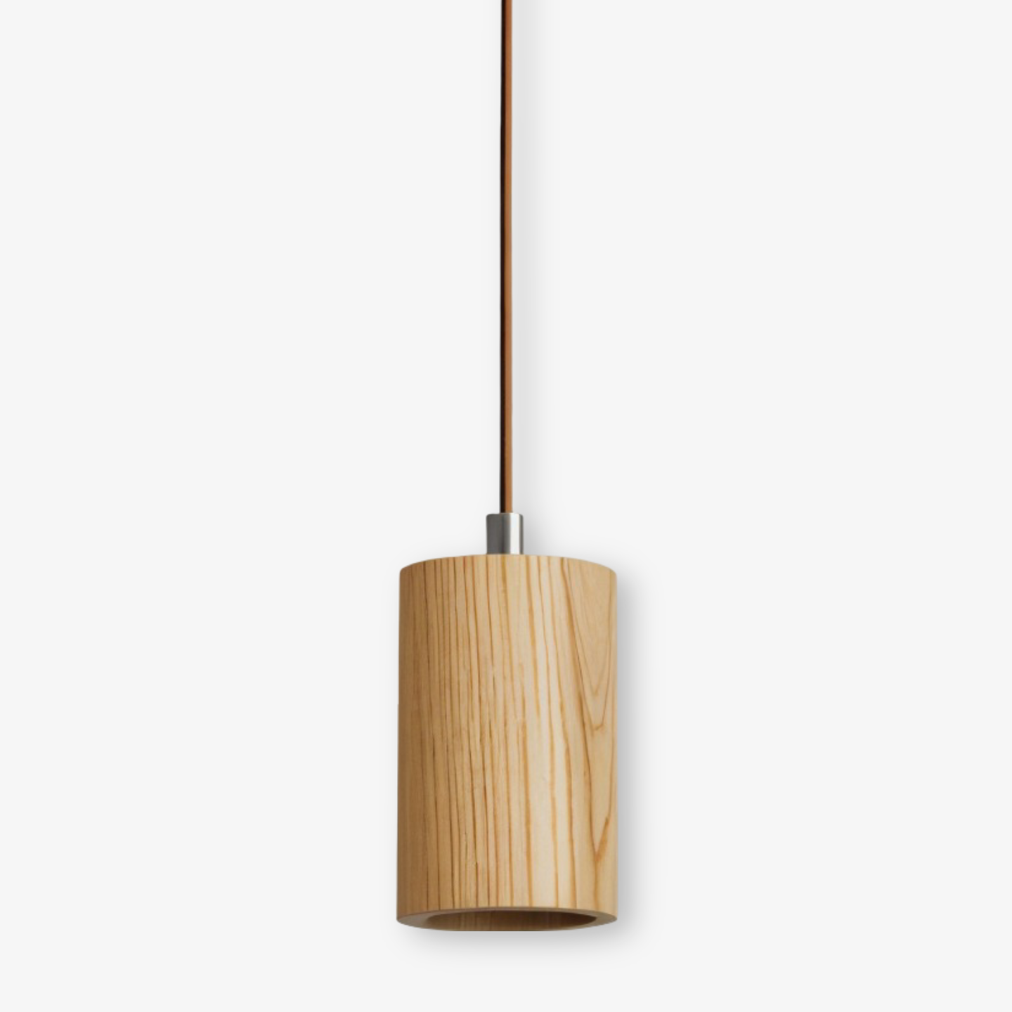 TimberaTube – Pendellampa i Trä med Cylinderdesign i Ask & Akacia