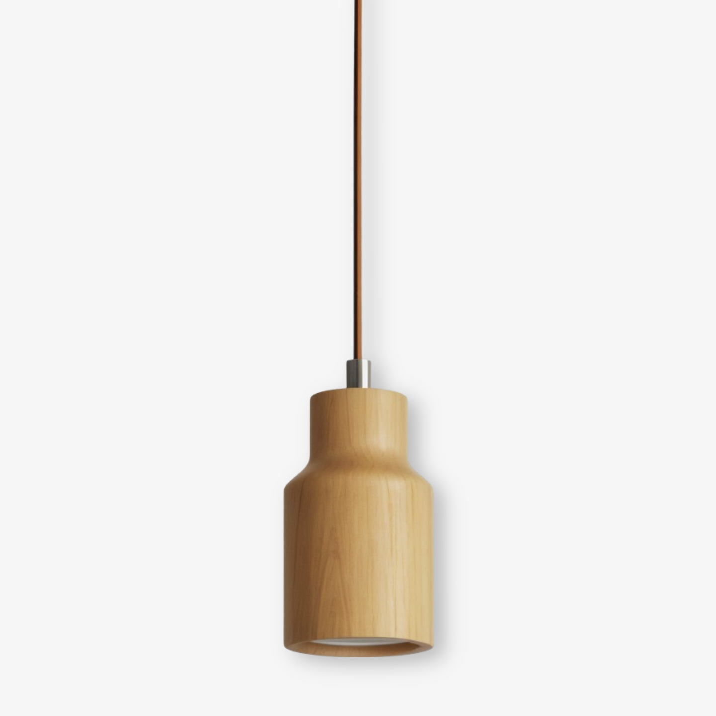 TimberaTube – Pendellampa i Trä med Cylinderdesign i Ask & Akacia
