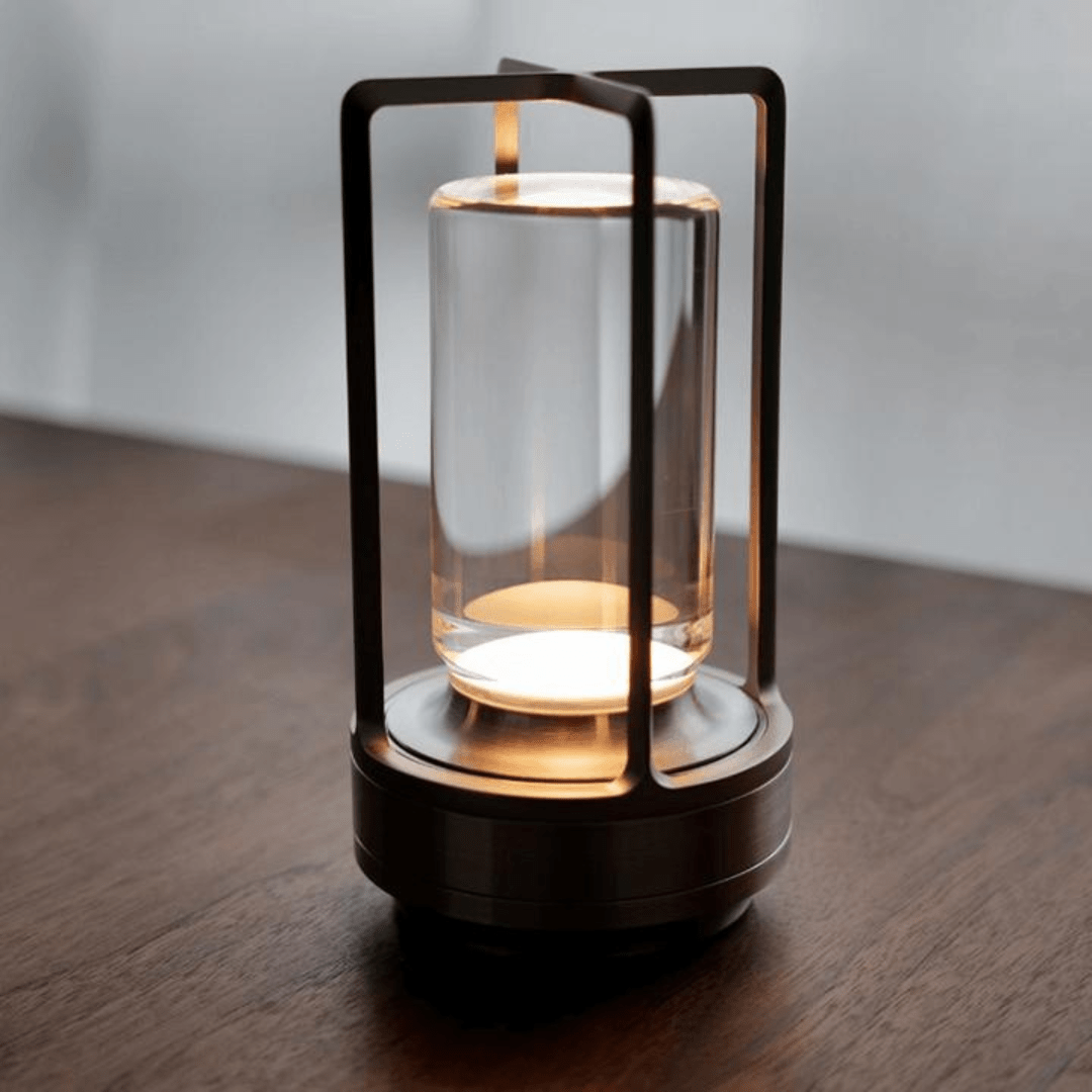 Crystelle – Krystallanterne med Dæmpbar LED og USB-opladning
