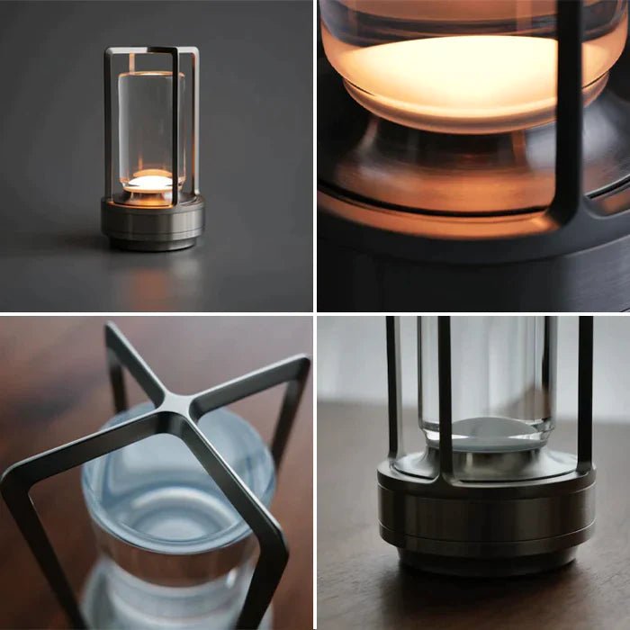 Crystelle – Krystallanterne med Dæmpbar LED og USB-opladning
