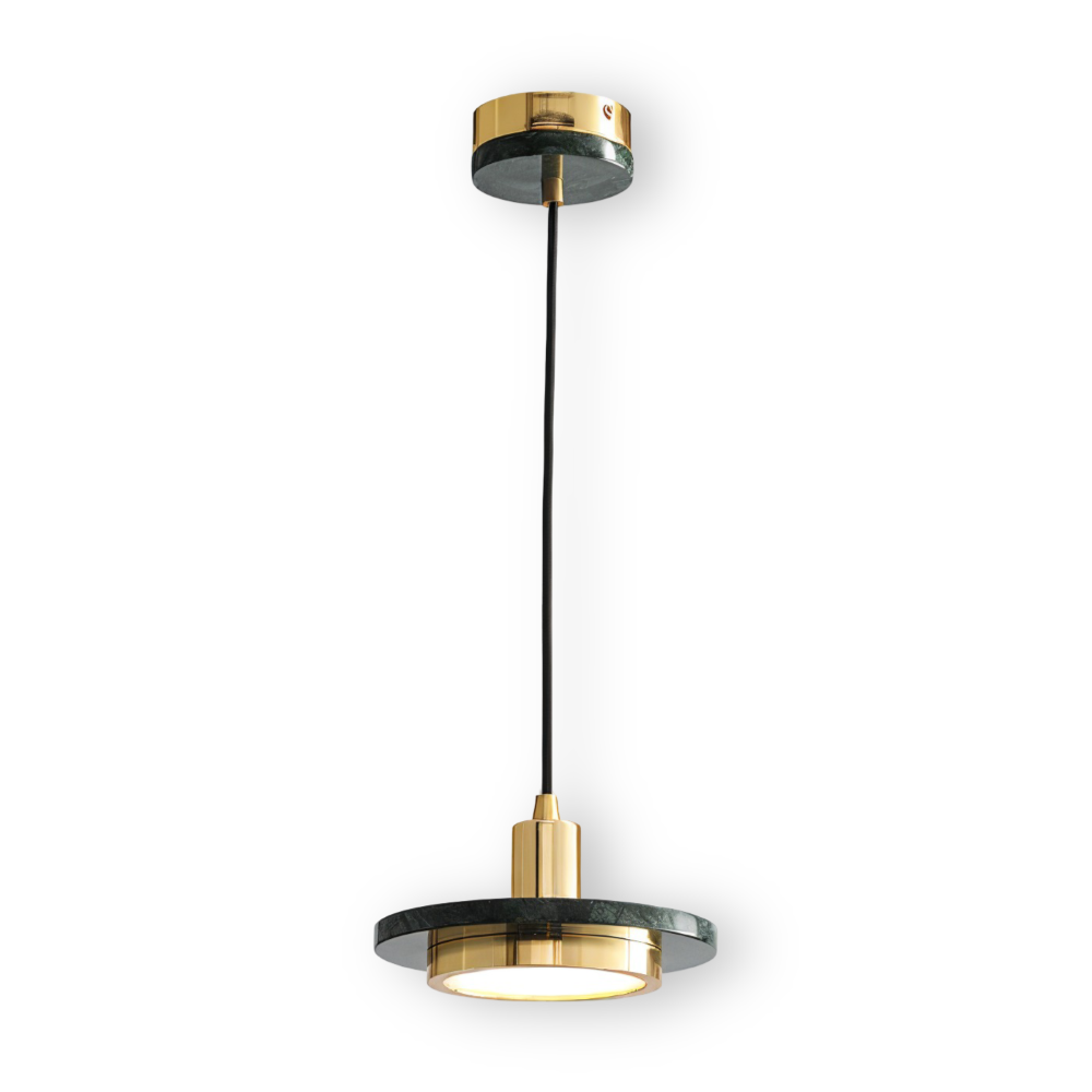 Moderne metal loftlampe med dobbelt design til spisebord