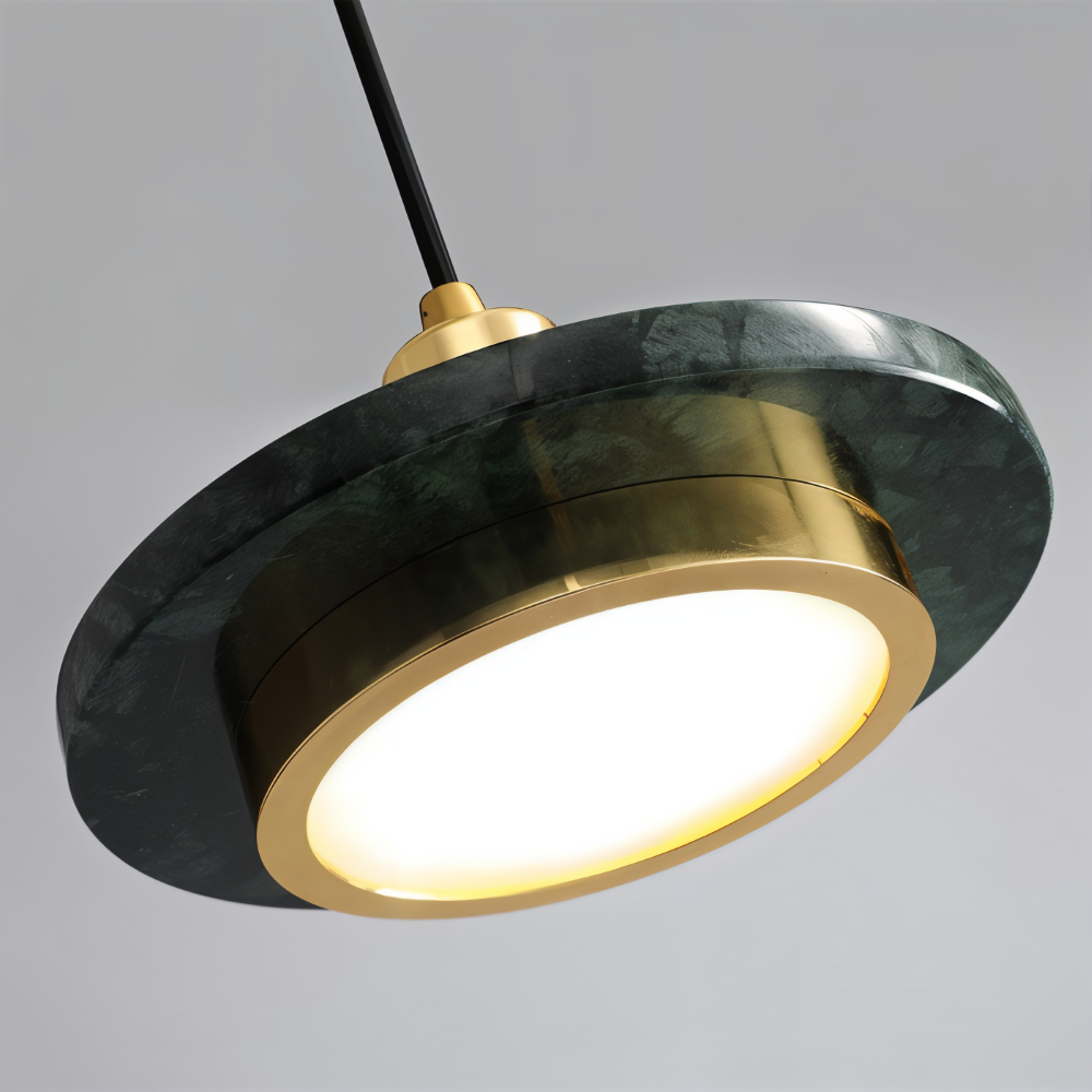 Moderne metal loftlampe med dobbelt design til spisebord