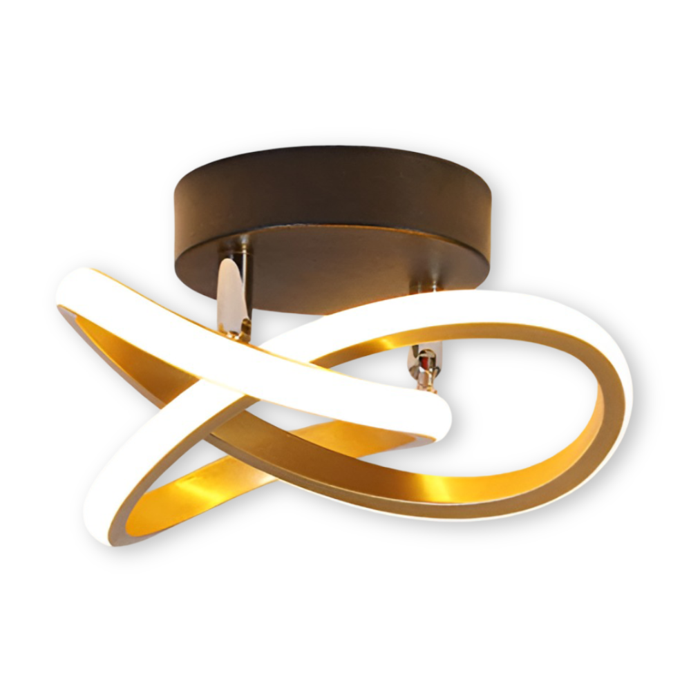 Arqelia – Abstrakt Moderne LED Loftlampe med Dæmpbar Funktion (Ø24 cm)