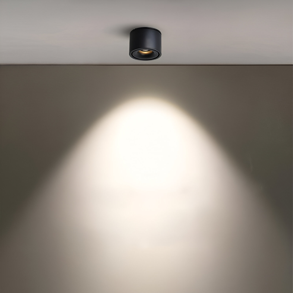 Justerbar LED downlight i aluminium – moderne loftbelysning