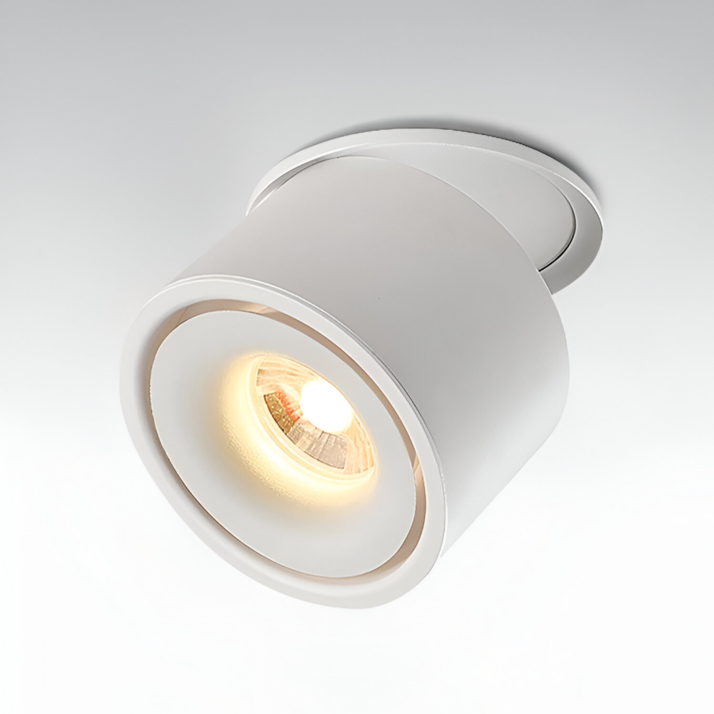 Justerbar LED downlight i aluminium – moderne loftbelysning