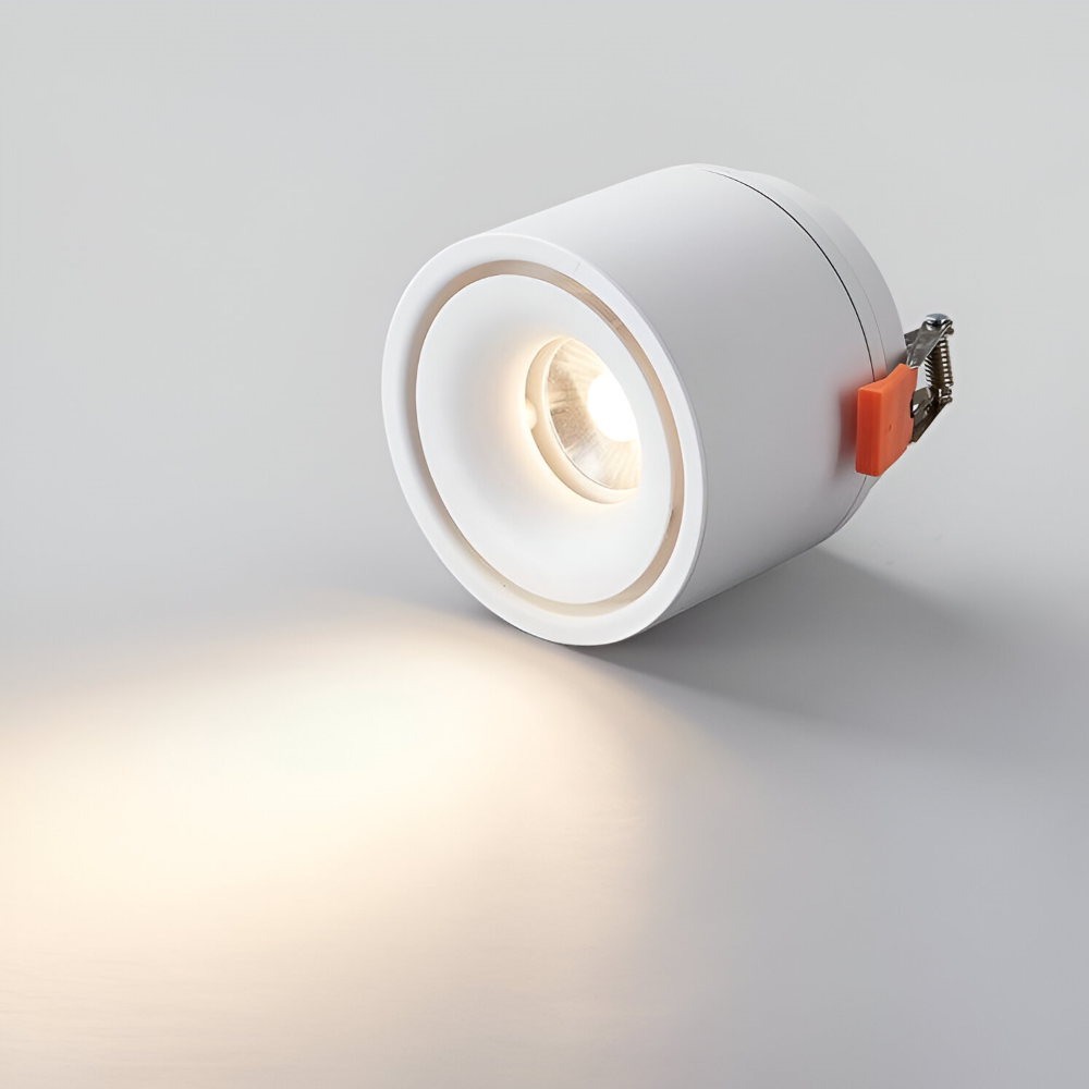 Justerbar LED downlight i aluminium – moderne loftbelysning
