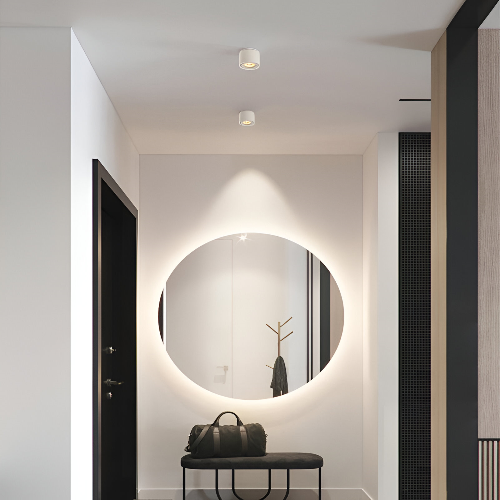 Justerbar LED downlight i aluminium – moderne loftbelysning