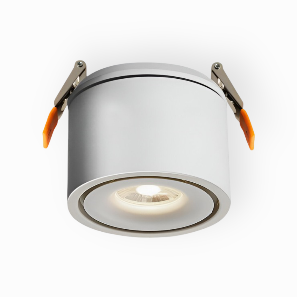 Justerbar LED downlight i aluminium – moderne loftbelysning
