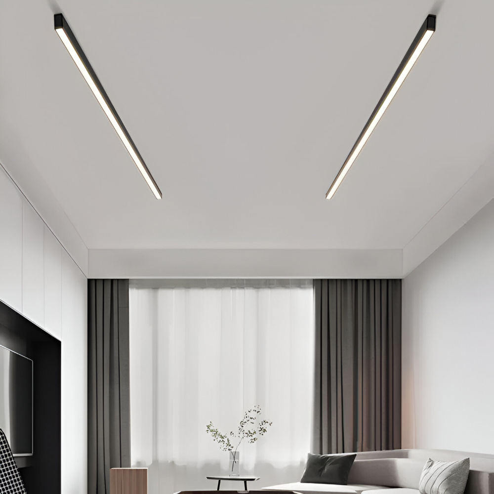 LineaLux Loftlampe – Moderne Lineær LED Loftlampe med Justerbart Lys