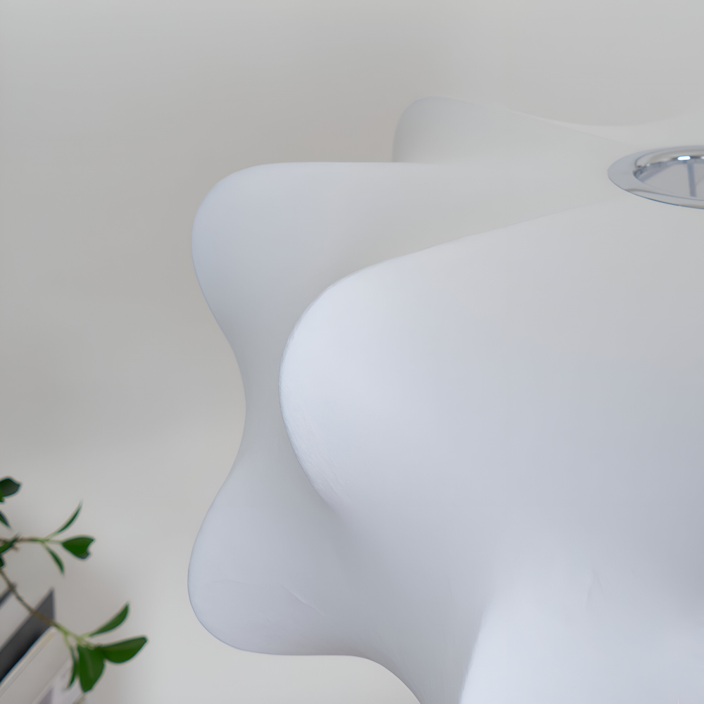 Japansk pendellampe i kokonstil – Wabi Sabi loftlampe