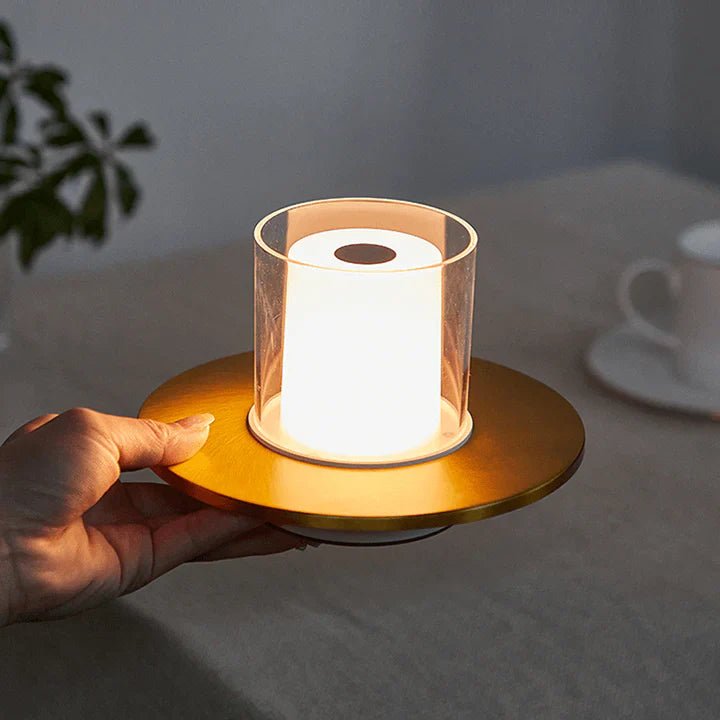 LED stearinlys lampe varm hvid – sikker dekorationslampe USB