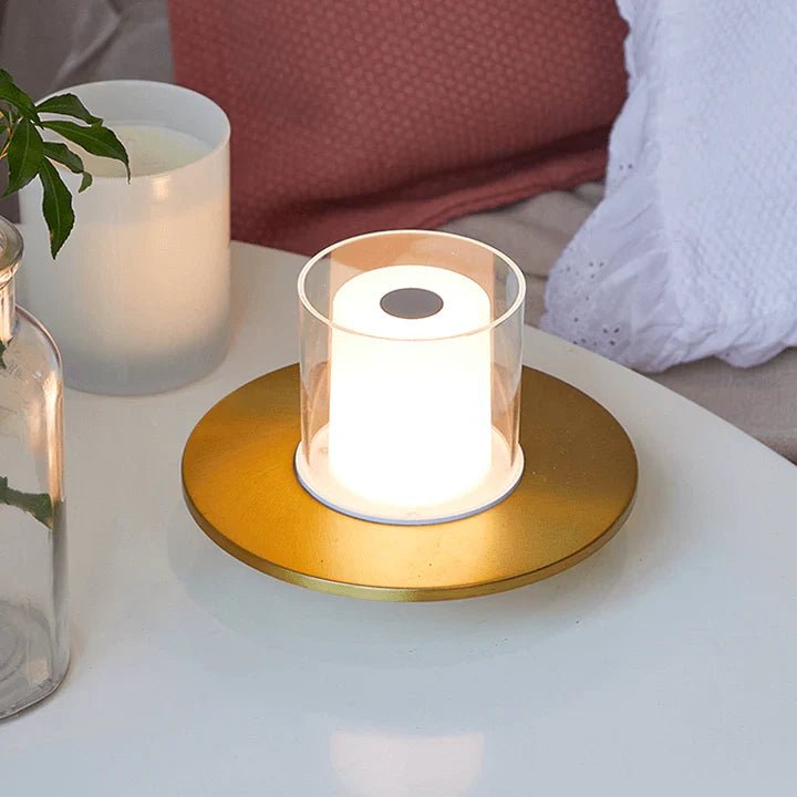 LED stearinlys lampe varm hvid – sikker dekorationslampe USB