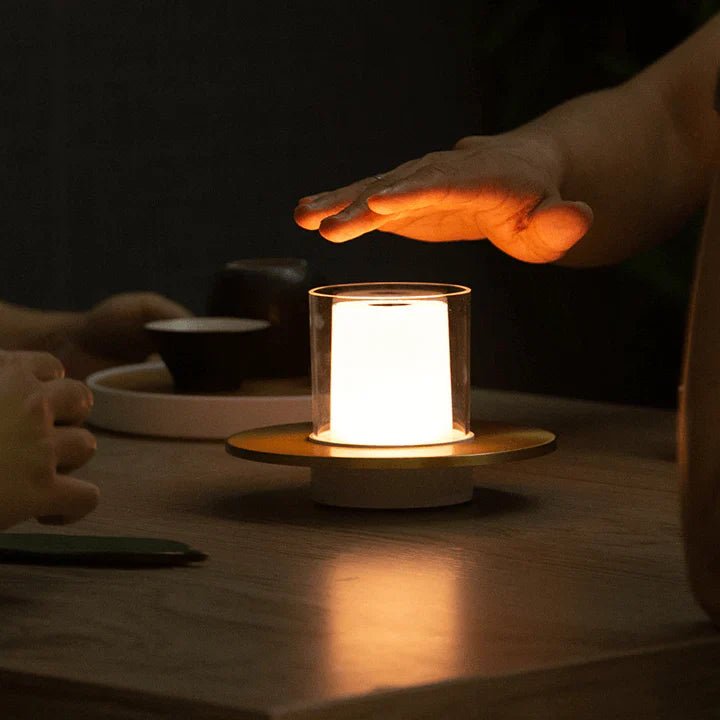 LED stearinlys lampe varm hvid – sikker dekorationslampe USB