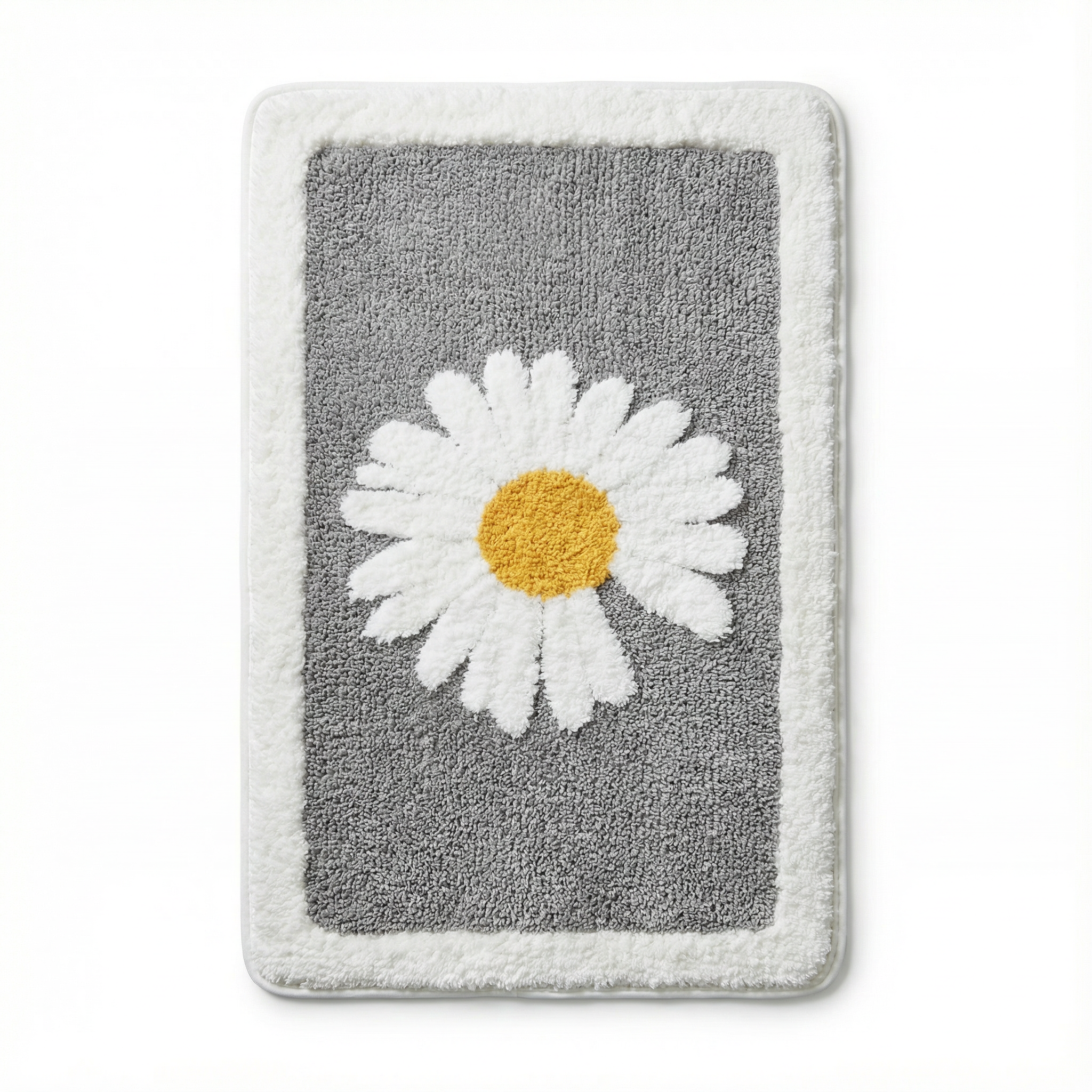 Blomstret skandinavisk bademåtte