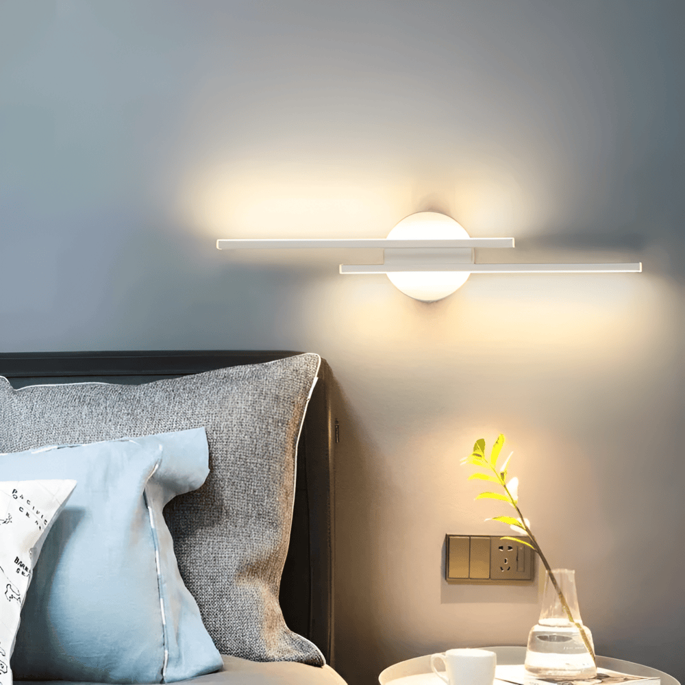 VeloraLine – Modern Væglampe i Minimalistisk Aluminiumdesign