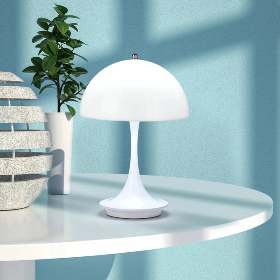 Trådløs svampeformet LED-bordlampe med touch