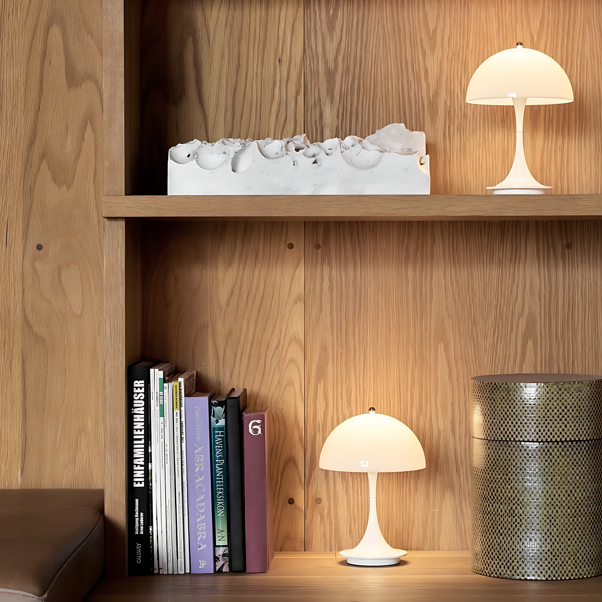 Trådløs svampeformet LED-bordlampe med touch