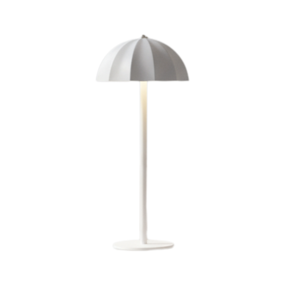 Skandinavisk bordlampe med dæmpbar LED – moderne hvid designlampe