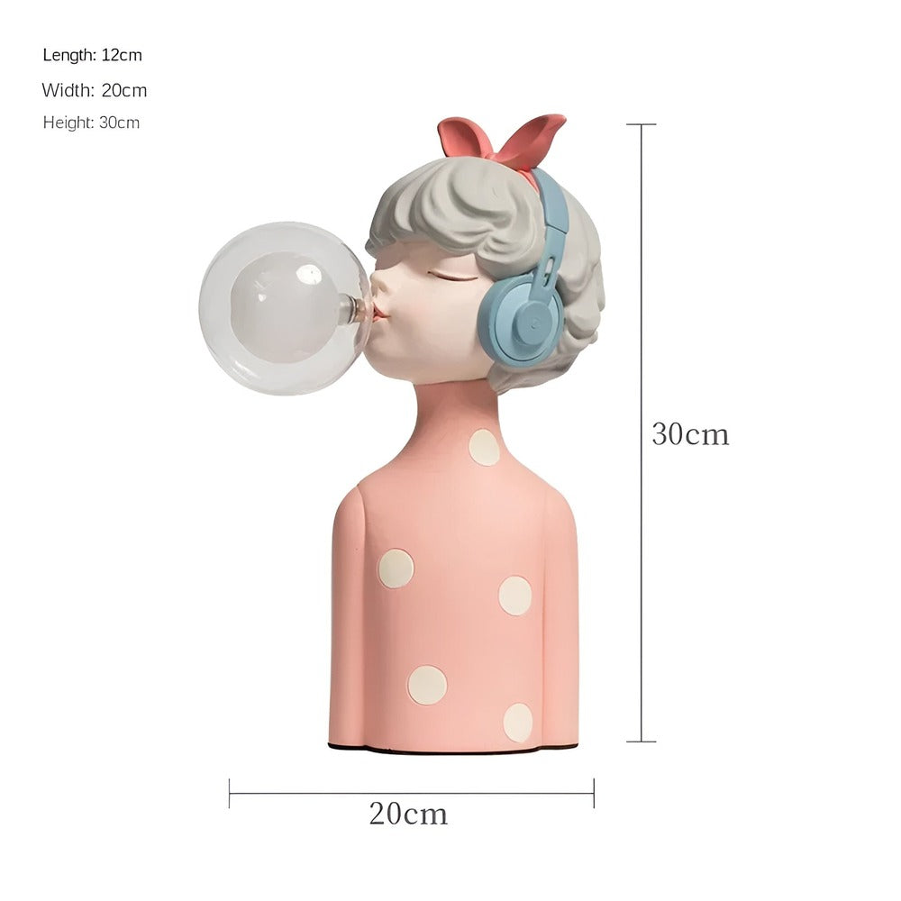 Figur bordlampe med eventyrdesign – magisk LED belysning